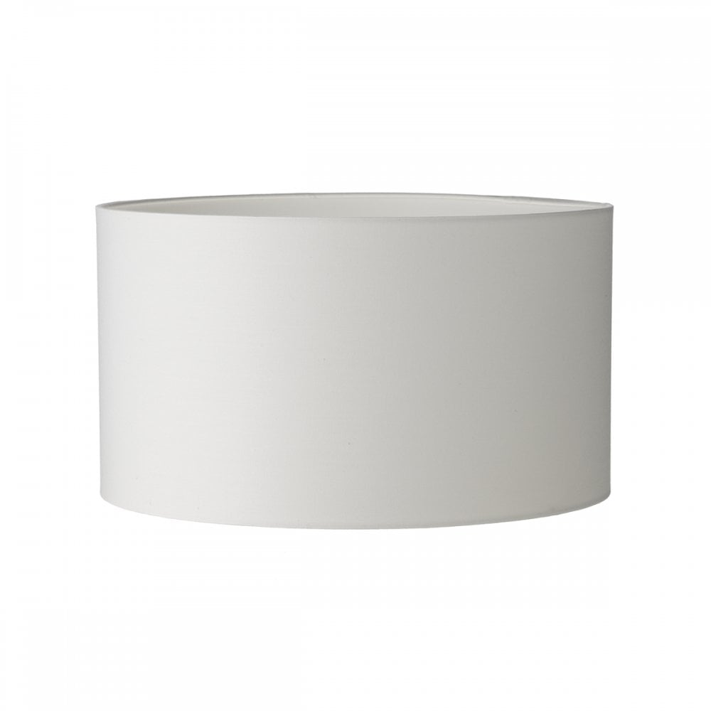 Tuscan Ivory Cotton Drum Shade 30cm