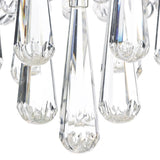 Saigon 5 Light Flush Polished Chrome/Clear