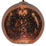 Speckle 1 Light Electro Plated Pendant Copper Finish