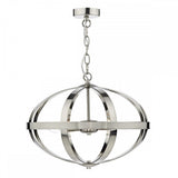 Symbol 3 Light Pendant Satin Chrome