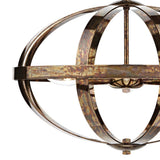 Symbol 3 Light Pendant Petrol Copper