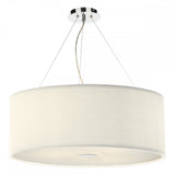 Zaragoza 6 Light Pendant Cream 90cm