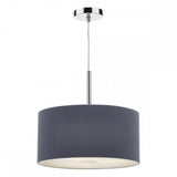 Zaragoza 3 Light Pendant Grey 40cm