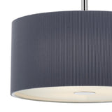Zaragoza 3 Light Pendant Grey 40cm