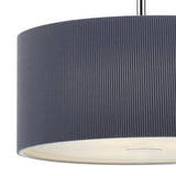 Zaragoza 3 Light Pendant Grey 60cm
