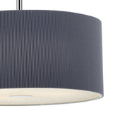 Zaragoza 3 Light Pendant Grey 60cm