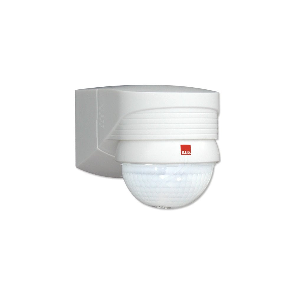 Advanced BEG RC Plus White Motion Detector with Wide 280° Range