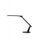Sleek Modern Corner Black Desk Lamp with Integrated LED