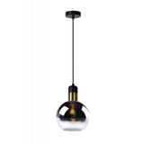 Julius Smoke Grey Vintage Round Pendant Light Fixture