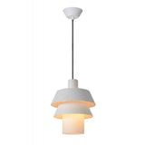 Jaden Modern Scandinavian White Metal Pendant Light