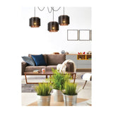 Modern Black Metal Cylinder Pendant Light - Orrin Collection