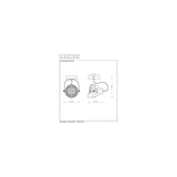 Industrial Steel Grey Rectangular Ceiling Spotlight