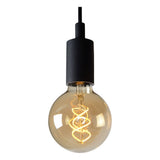 Sleek Modern Black Metal Multi-Light Pendant Fixture