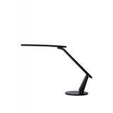 Sleek Modern Corner Black Desk Lamp with Integrated LED