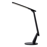 Sleek Modern Corner Black Desk Lamp with Integrated LED