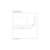 Surtus Industrial Steel Black Rectangular Pendant Light