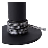 Sleek Marit Black Steel Modern Table Lamp