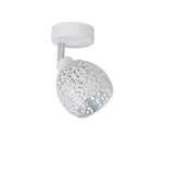 Vintage White Metal Ceiling Spot Light - Tahar Round Design