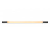 Alta-LED Sleek Rectangle Chrome and Opal Bathroom Mirror Light