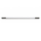 Alta-LED Sleek Rectangle Chrome and Opal Bathroom Mirror Light