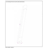 Alta-LED Sleek Rectangle Chrome and Opal Bathroom Mirror Light