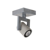 Conni-LED Grey Industrial Square Ceiling Spotlight with Rotatable Feature