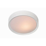 Lex Elegant Round White Synthetic Ceiling Light Fixture