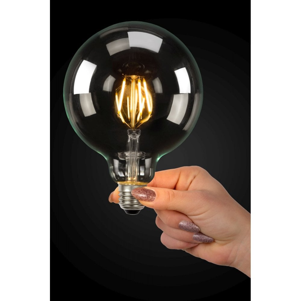Vintage Globe LED Filament Bulb E27/5W 500LM 2700K Clear
