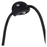 Contemporary Multi-Light Black Silicone Pendant Fixture