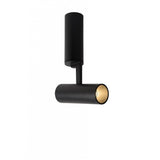 Sleek Black Modern Ceiling Spotlight with Integrated LED