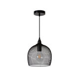 Vintage Black Mesh Metal Pendant Light Fixture