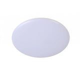 Modern White LED Round Ceiling Light Fixture with Synthetic Material