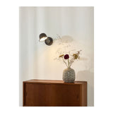 Vintage Industrial Wall Sconce in Rust Brown and Grey Metal