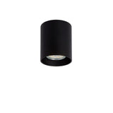 Sleek Black Aluminum Cylinder Ceiling Spotlight