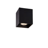 Sleek Black Aluminum Square Ceiling Spotlight - Modern Elegance