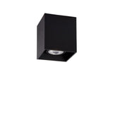 Sleek Black Aluminum Square Ceiling Spotlight - Modern Elegance