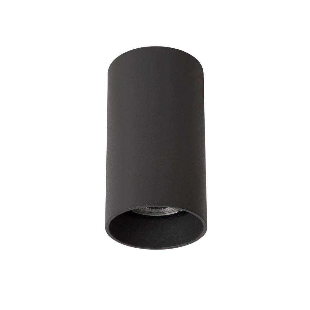 Sleek Grey Cylinder LED Ceiling Spotlight