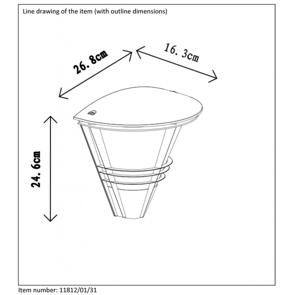 Livia Contemporary Semi-Circular White Aluminum Wall Sconce