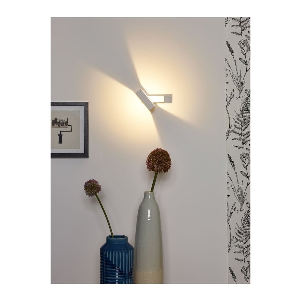 Modern Minimalist Square White Aluminum LED Wall Light