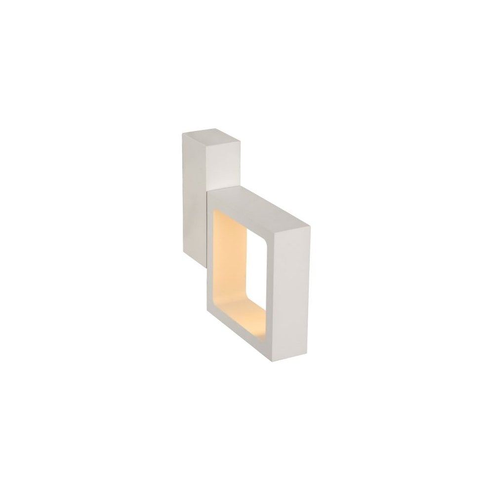Modern Minimalist Square White Aluminum LED Wall Light