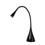 Sleek Black Modern LED Desk Lamp with Flexible Arm