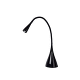 Sleek Black Modern LED Desk Lamp with Flexible Arm
