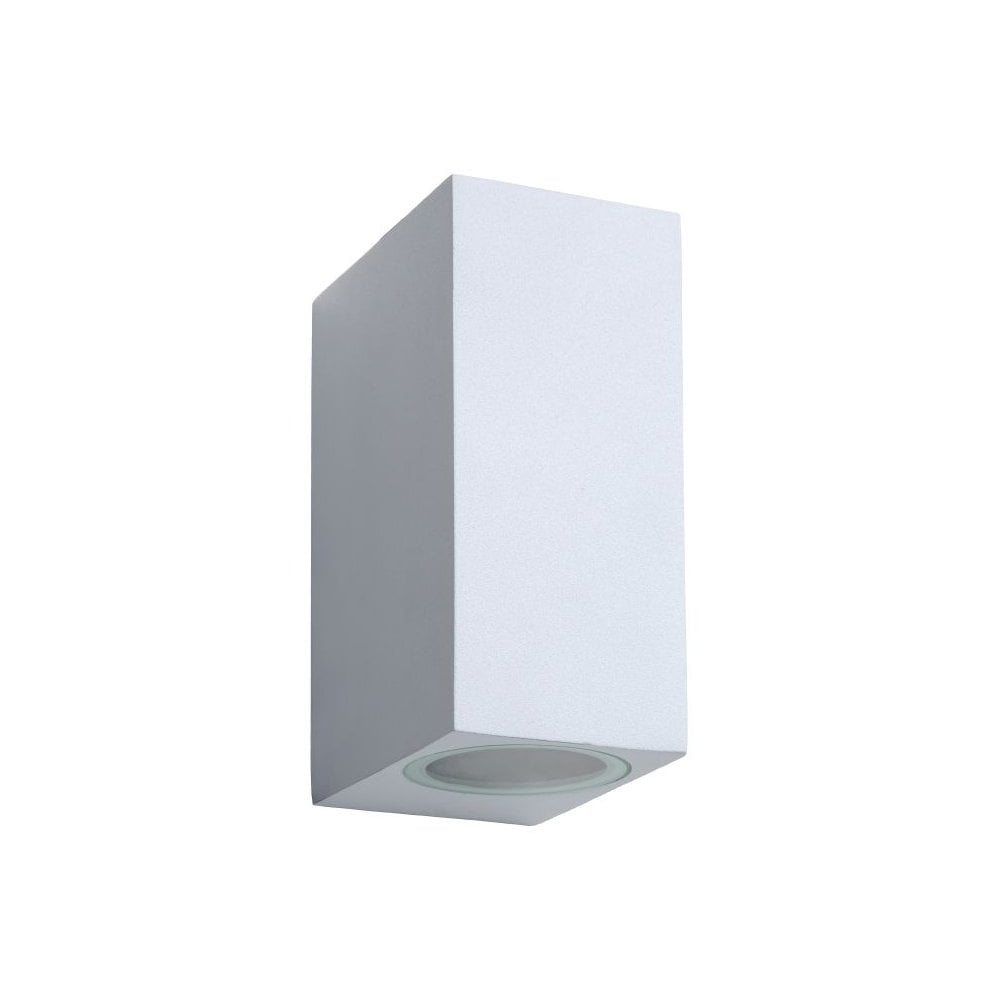 Zora-LED Contemporary Rectangular White Aluminum Wall Light