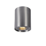 Sleek Satin Chrome Cylinder Ceiling Spotlight