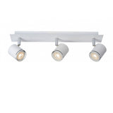 Rilou Contemporary White and Chrome Rectangular Ceiling Spotlight Fixture