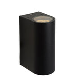 Boogy Contemporary Anthracite Half-Round Aluminum Wall Light Fixture