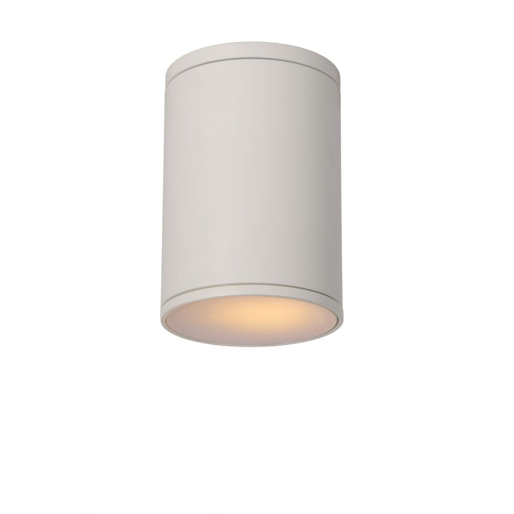 Modern White Aluminum Cylinder Ceiling Spot Light - Tubix