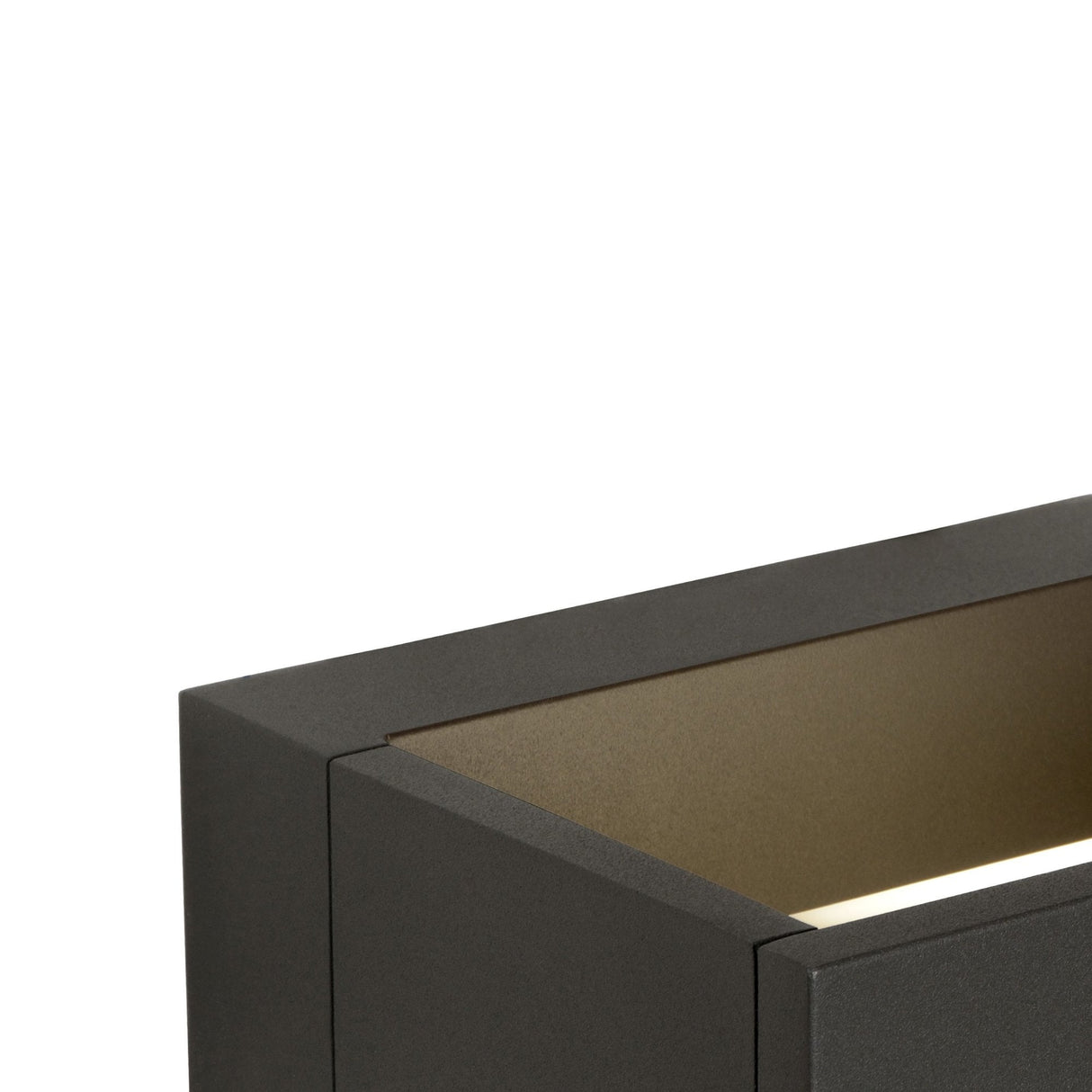 Anthracite Aluminum Modern Rectangle Wall Light