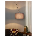 Eleni Contemporary Steel Grey Round Pendant Light