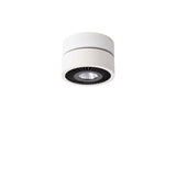 Mitrax Sleek Cylinder Ceiling Spotlight in White and Black - Modern Aluminum Design
